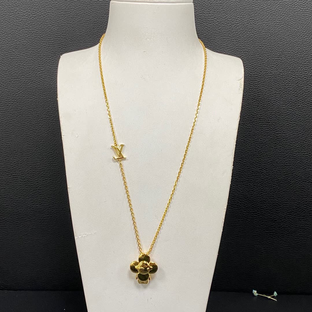Louis Vuitton Gold Flower Necklace Louis Vuitton Gold Flower Necklace